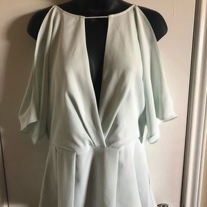 Bebe cold shoulder blouse